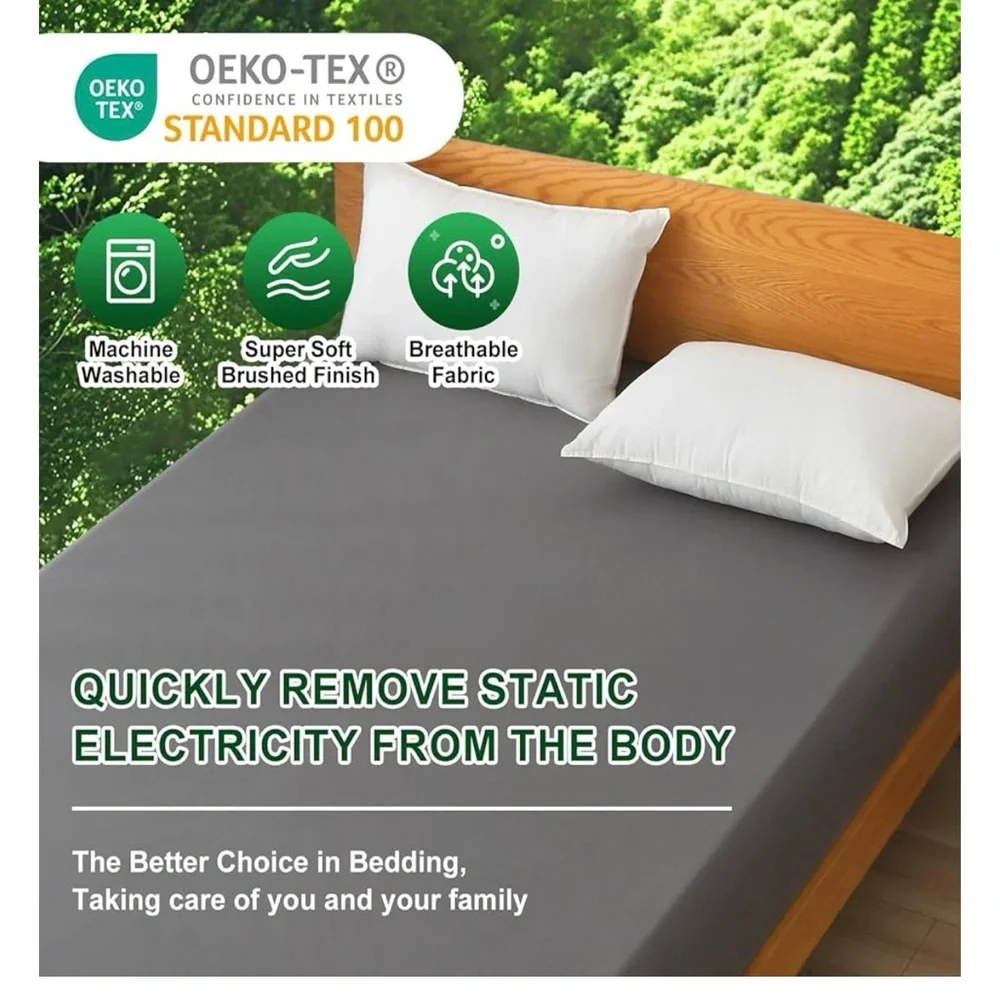 Gray Eco-Friendly Bedding Set
